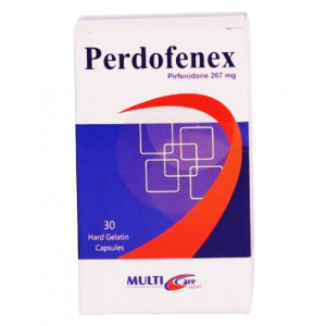 PERDOFENEX 267 MG ( PIRFENIDONE ) 30 CAPSULES